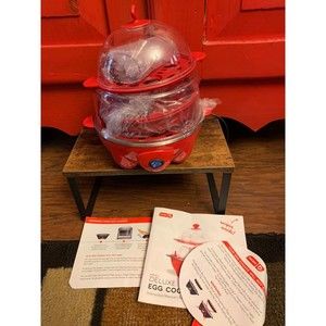 Dash Deluxe Egg Cooker for Hard Boiled Poached Scrambled 12 Eggs capacity NEW